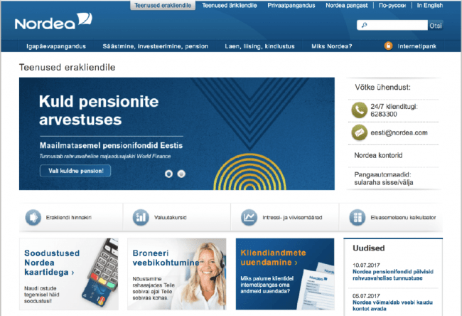 Nordea – Laenusumma kuni 500 000 €