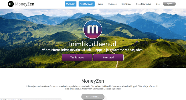 Moneyzen veebisait